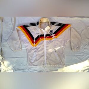 Adidas nylon German National Zip-up, circa-1990.